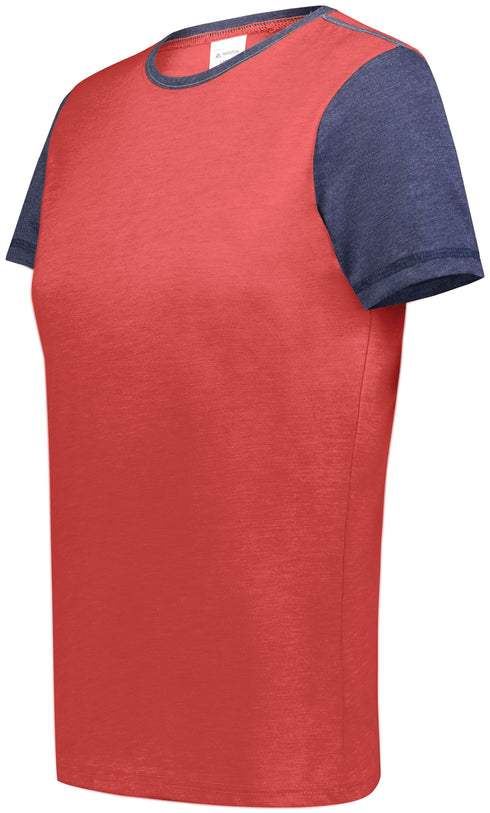 Augusta Sportswear Ladies Gameday Vintage Ringer Tee